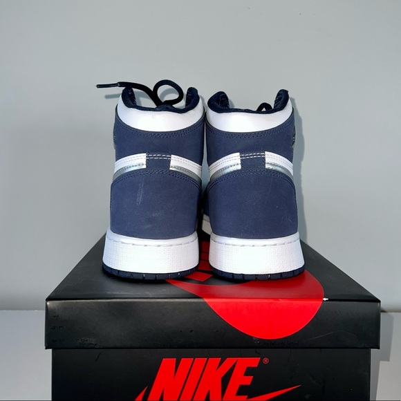 Jordan 1 Retro High Midnight navy, size 7Y = 8W - Picture 4 of 4